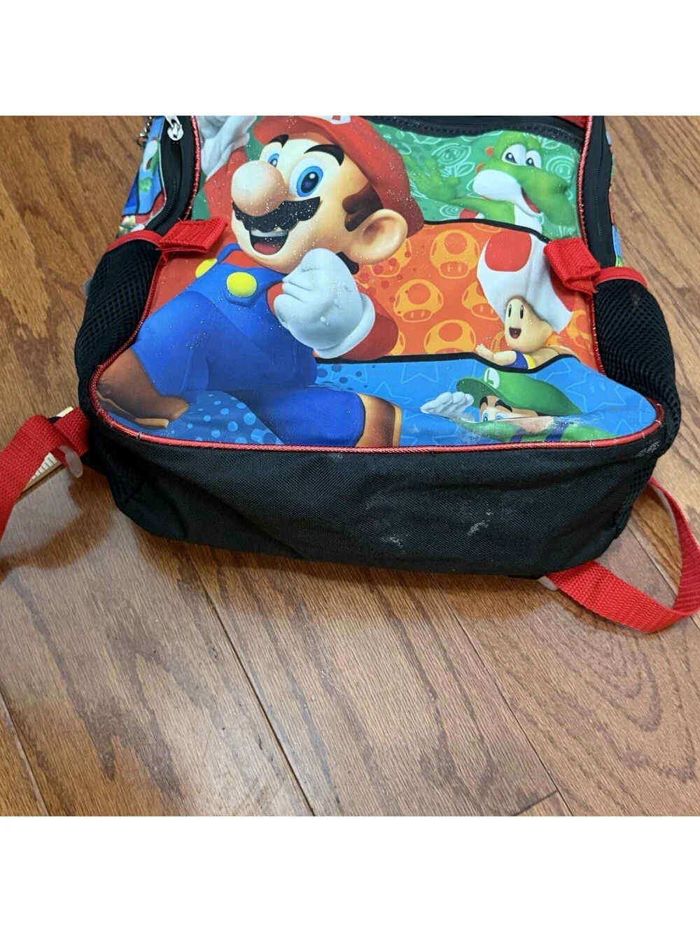 Nintendo Super Mario Bros Bioworld 16” Kids Backpack Mario Luigi Yoshi Toad
